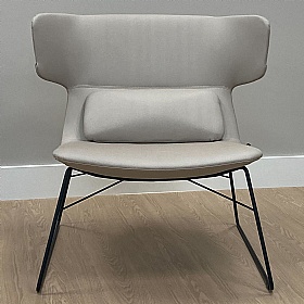 Levato Medium Back Sled Base Lounge and Breakout Chairs
