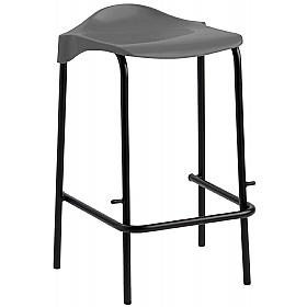 Academy Ergo 4-Leg School Stools Charcoal