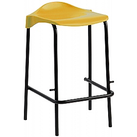 Academy Ergo 4-Leg School Stools Yellow