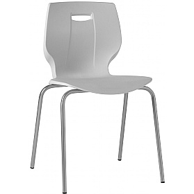 Geo Breakout and Canteen Chairs White