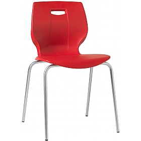 Geo Breakout and Canteen Chairs Red