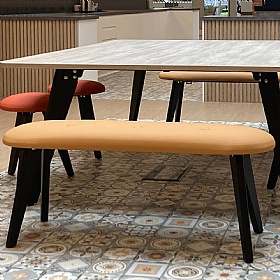 Tract Shades Meeting and Breakout Benches - Breakout & Canteen