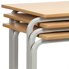 Academy Crush Bent Trapezoidal School Tables - School Furniture