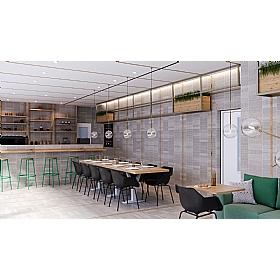 Retro Canteen and Breakout Tub Chair