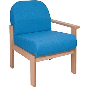 Silvan Wooden Frame Modular Reception and Breakout Left Arm