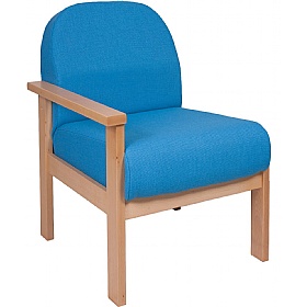 Silvan Wooden Frame Modular Reception and Breakout Right Arm