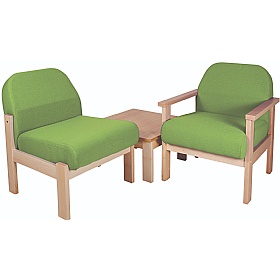 Silvan Wooden Frame Modular Reception and Breakout Seating