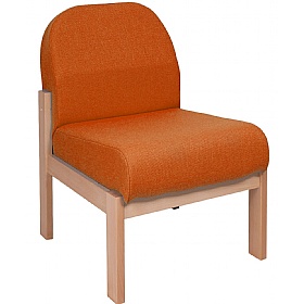 Silvan Wooden Frame Modular Reception and Breakout Chair