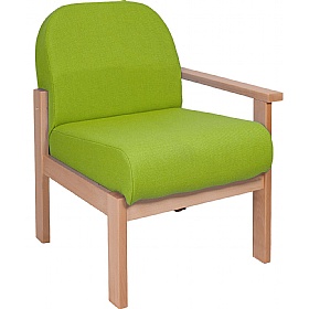 Silvan Wooden Frame Modular Reception and Breakout Left Arm