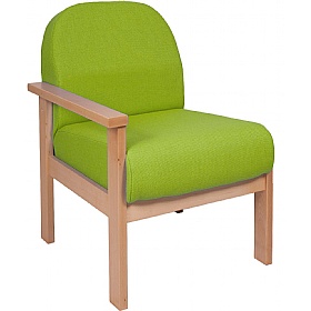 Silvan Wooden Frame Modular Reception and Breakout Right Arm