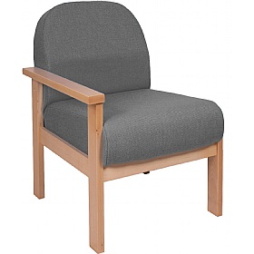 Silvan Wooden Frame Modular Reception and Breakout Right Arm