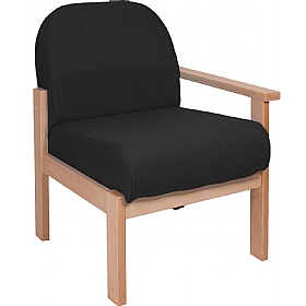 Silvan Wooden Frame Modular Reception and Breakout Left Arm