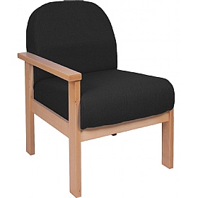 Silvan Wooden Frame Modular Reception and Breakout Right Arm