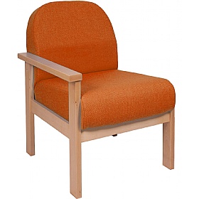 Silvan Wooden Frame Modular Reception and Breakout Right Arm