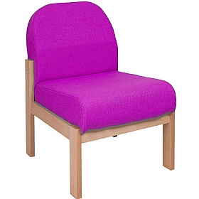 Silvan Wooden Frame Modular Reception and Breakout Chair