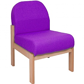 Silvan Wooden Frame Modular Reception and Breakout Chair