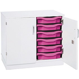 Premium 12 Tray Storage With Doors