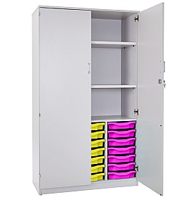 Premium 21 Tray Storage Cupboards - School Furniture