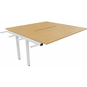 Apex Rectangular Back to Back Bench Extension Desks - Office Desks