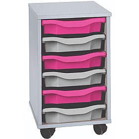 Premium 6 Tray Mobile Storage