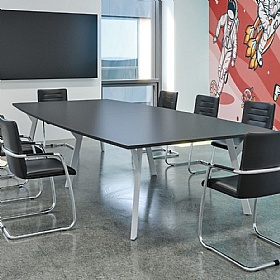 Signa Boat Shaped Breakout and Boardroom Tables