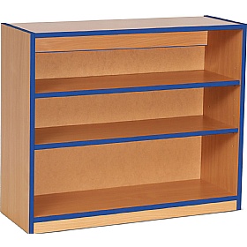 Coloured Edge School Bookcases 750H