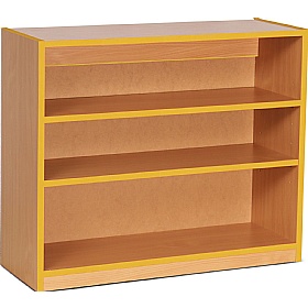 Coloured Edge School Bookcases 750H