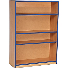 Coloured Edge School Bookcases 1250H