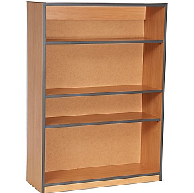 Coloured Edge School Bookcases 1250H
