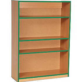 Coloured Edge School Bookcases 1250H