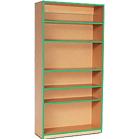 Coloured Edge School Bookcases 1800H