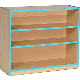 Coloured Edge School Bookcases 750H