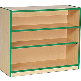 Coloured Edge School Bookcases 750H