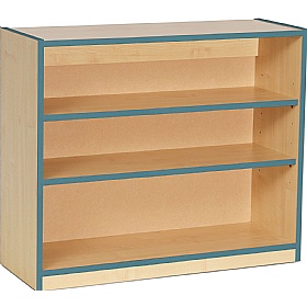 Coloured Edge School Bookcases 750H
