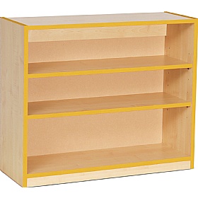 Coloured Edge School Bookcases 750H