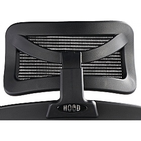 F94 Ergonomic Mesh and Fabric Office Chair with Headrest - Office Chairs