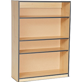 Coloured Edge School Bookcases 1250H