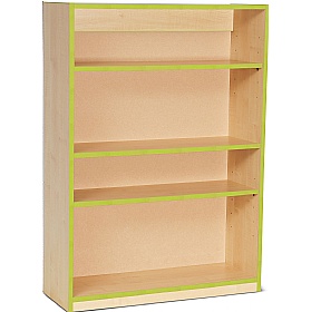 Coloured Edge School Bookcases 1250H