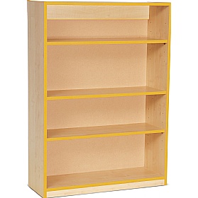 Coloured Edge School Bookcases 1250H