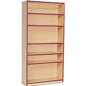 Coloured Edge School Bookcases 1800H