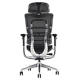 i29 24 Hour Ergonomic All Mesh Office Chair with Headrest - Office Chairs