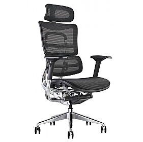 i29 24 Hour Ergonomic All Mesh Office Chair with Headrest