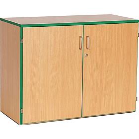 Coloured Edge School Cupboards - School Furniture