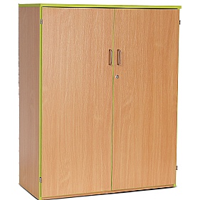 Coloured Edge School Cupboards - School Furniture