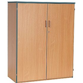 Coloured Edge School Cupboards - School Furniture