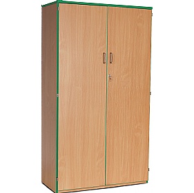 Coloured Edge School Cupboards - School Furniture