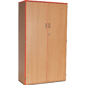 Coloured Edge School Cupboards - School Furniture