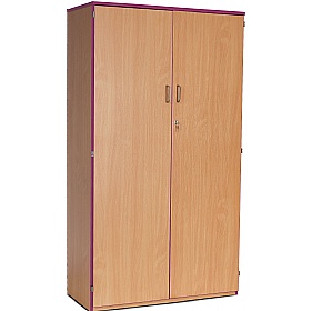 Coloured Edge School Cupboards - School Furniture