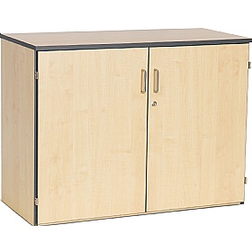 Coloured Edge School Cupboards - School Furniture