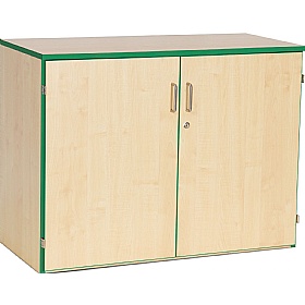 Coloured Edge School Cupboards - School Furniture